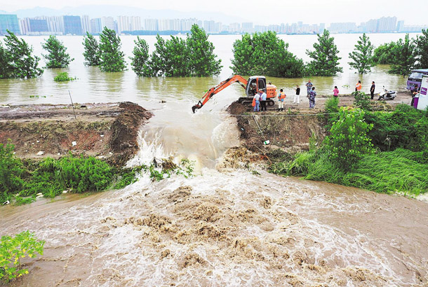 湖北洪水最新动态，科技力量守护家园防线