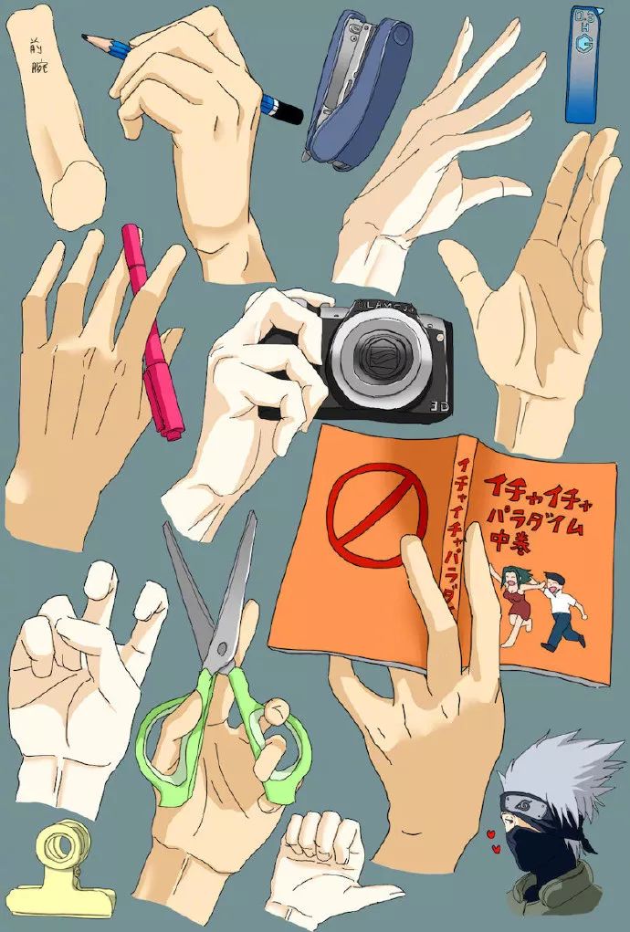 动漫手图片，小巷中的隐藏宝藏