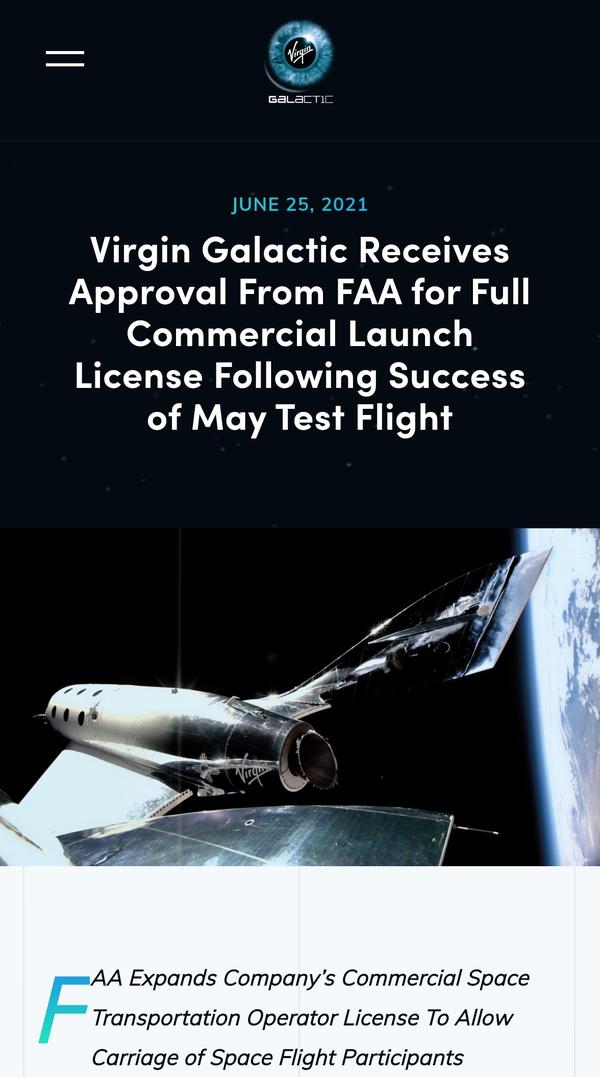 维珍银河最新动态报道速递