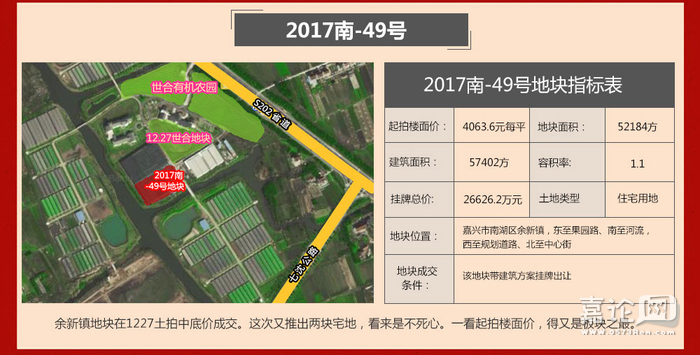 嘉善土地拍卖动态信息